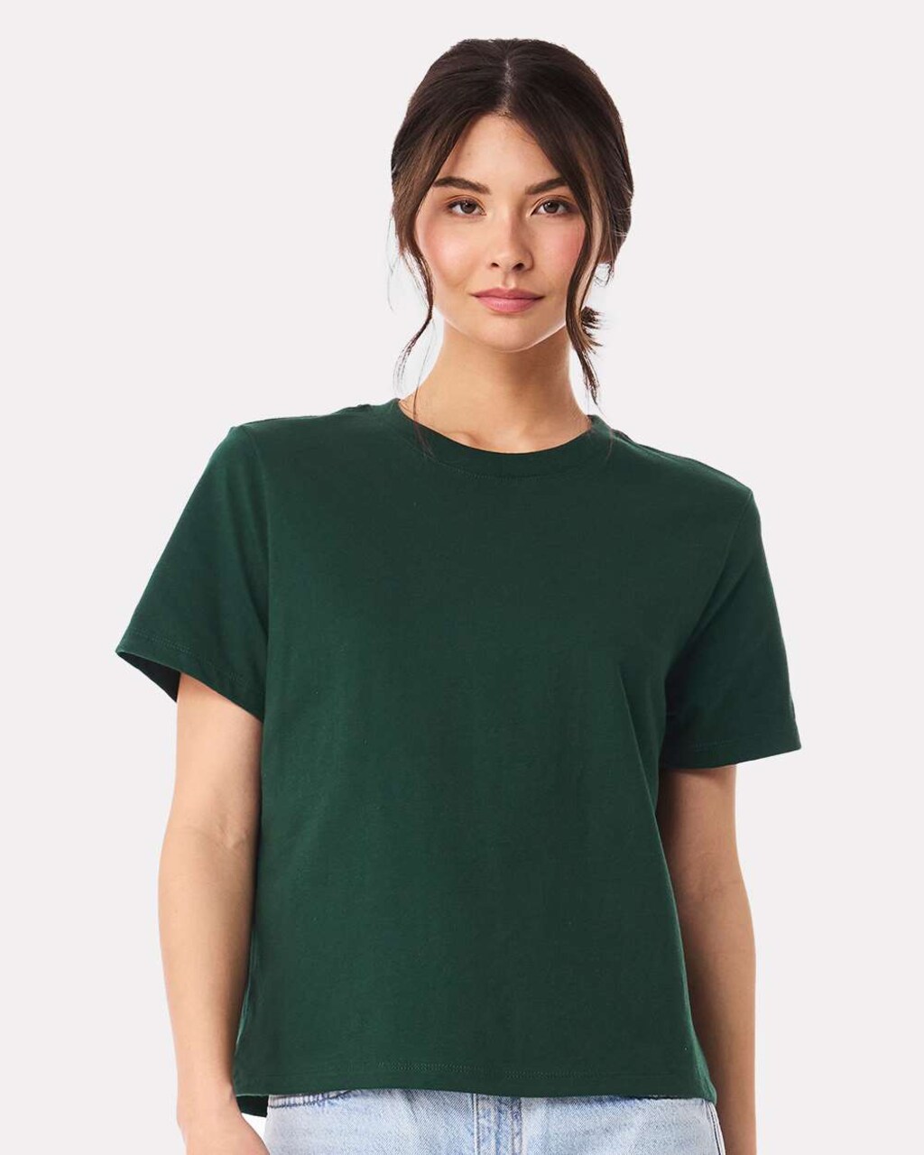 BELLA CANVAS Women’s 6 oz Heavyweight Tee 100% Cotton Crewneck T-Shirt for Everyday Wear